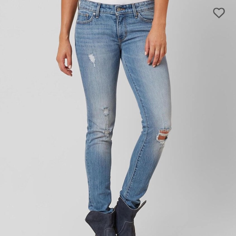 Levi’s 711 Skinny Jeans: Raw Denim! 99%Cotton